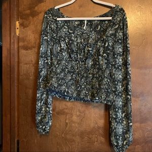 NWOT Free People Lolita Long Sleeve Trendy Boho